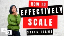 a sales leader thinking about scaling a sales team effectively