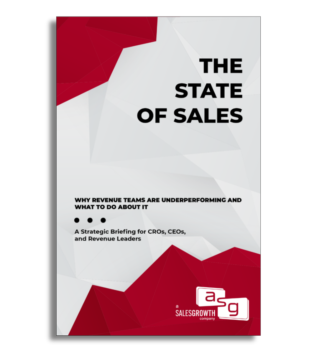 Cover of The State of Sales report detailing structural GTM flaws and system-level solutions for revenue teams.