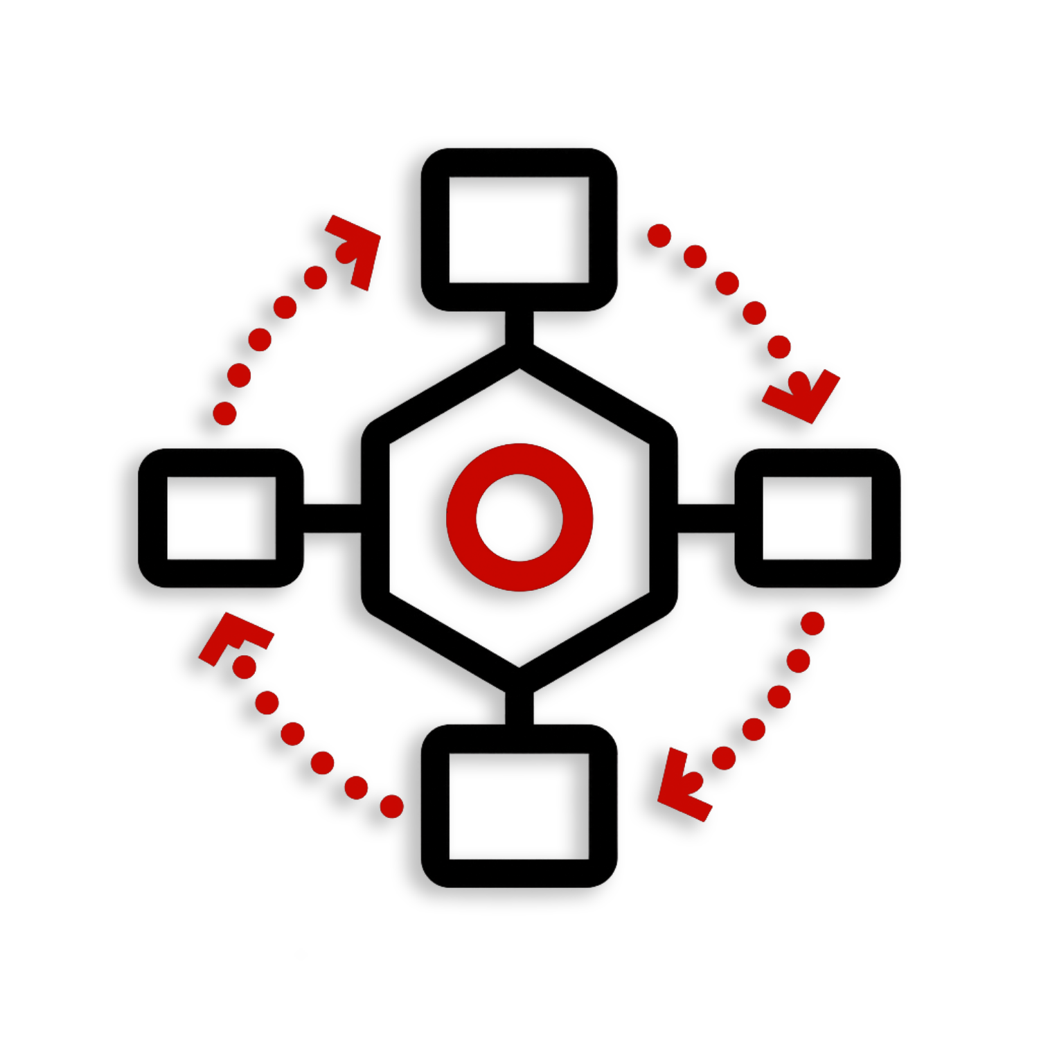 OS Icons Red Shadow