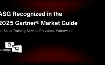 A Sales Growth Company Named Representative Vendor in the 2025 Gartner® Market Guide for Sales Training Service Providers, Worldwide