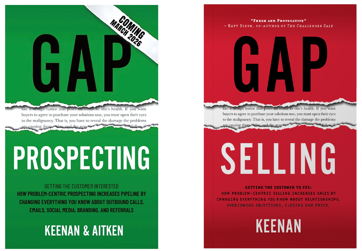 Gap Selling and Gap prospecting Covers
