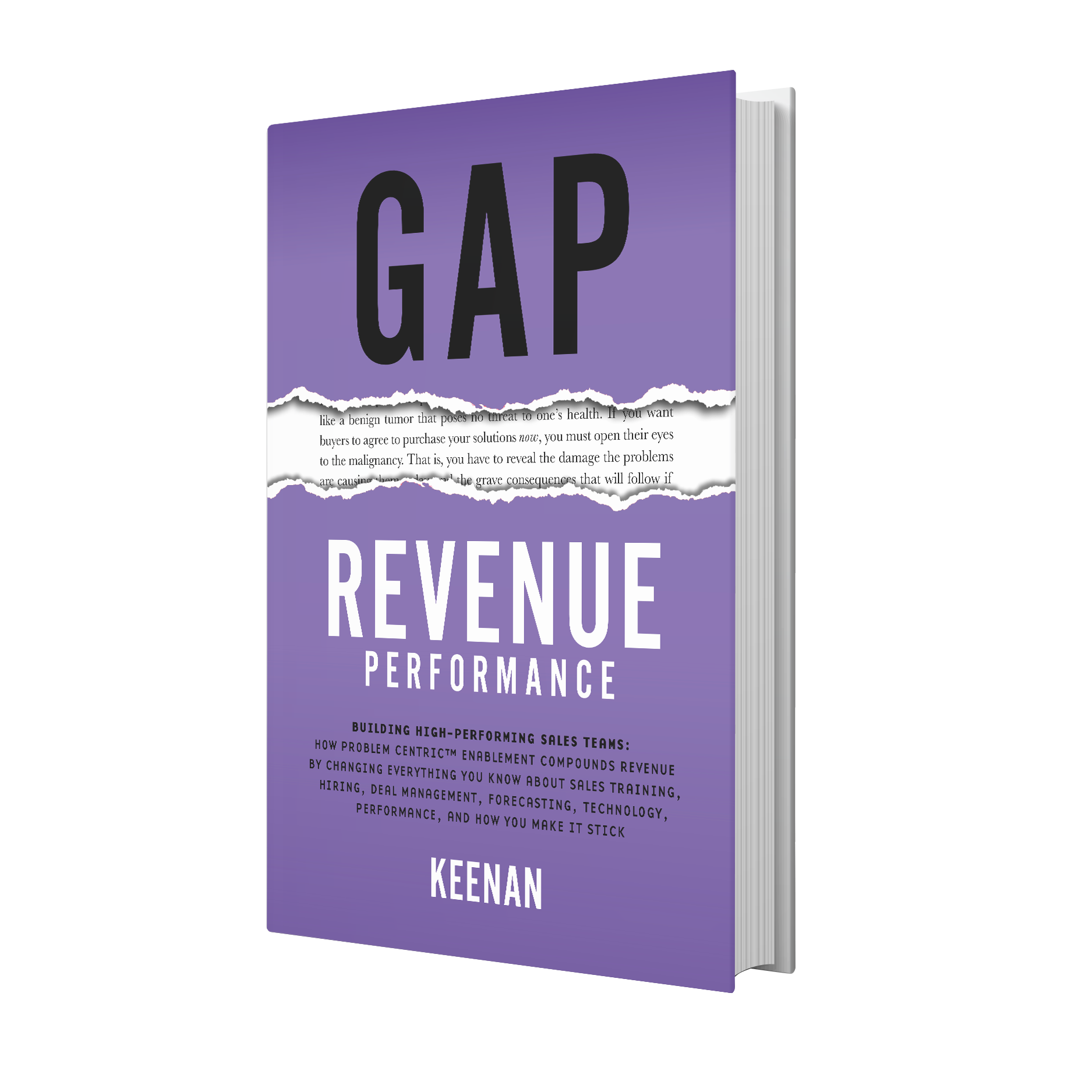 Gap Revenue Enablement book cover by Keenan