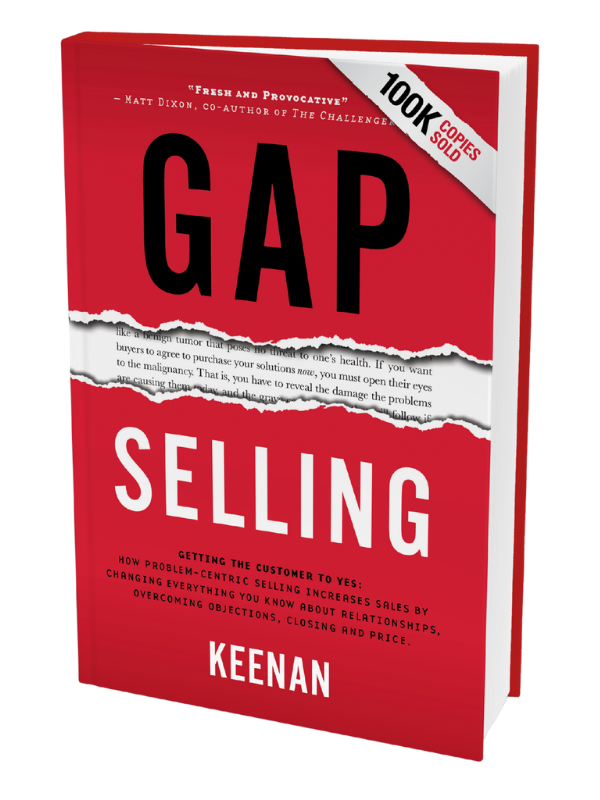Gap Selling book by Keenan
