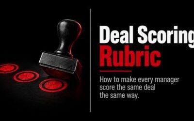 How to Build a Red/Yellow/Green Deal Scoring Rubric