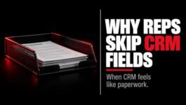 Paper tray representing why sales reps skip CRM fields when CRM configuration feels like administrative paperwork