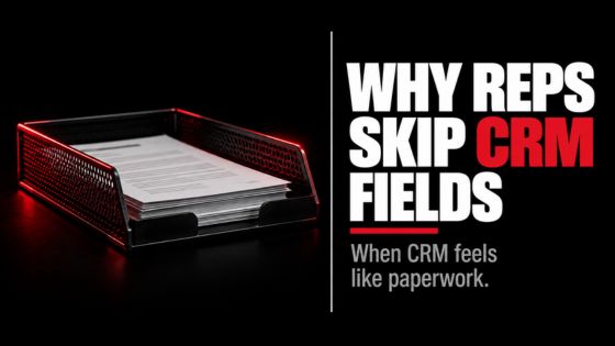 Paper tray representing why sales reps skip CRM fields when CRM configuration feels like administrative paperwork